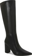 BERNESS Breanna Block Heel Faux Leather Knee High Boot