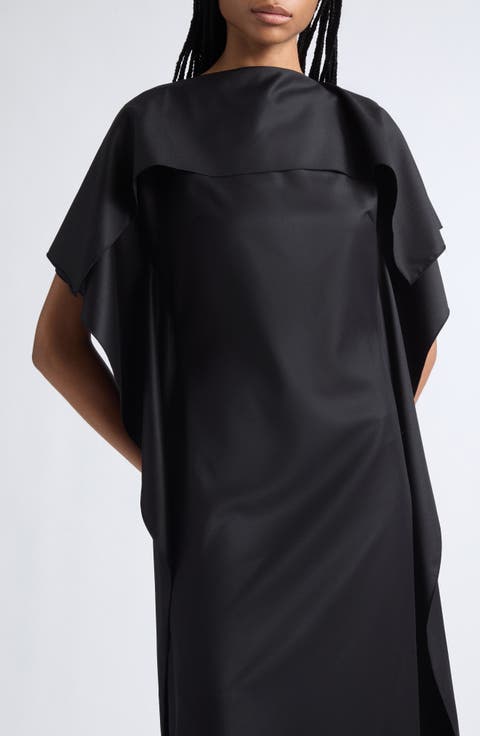 Virgin Wool Cape Gown