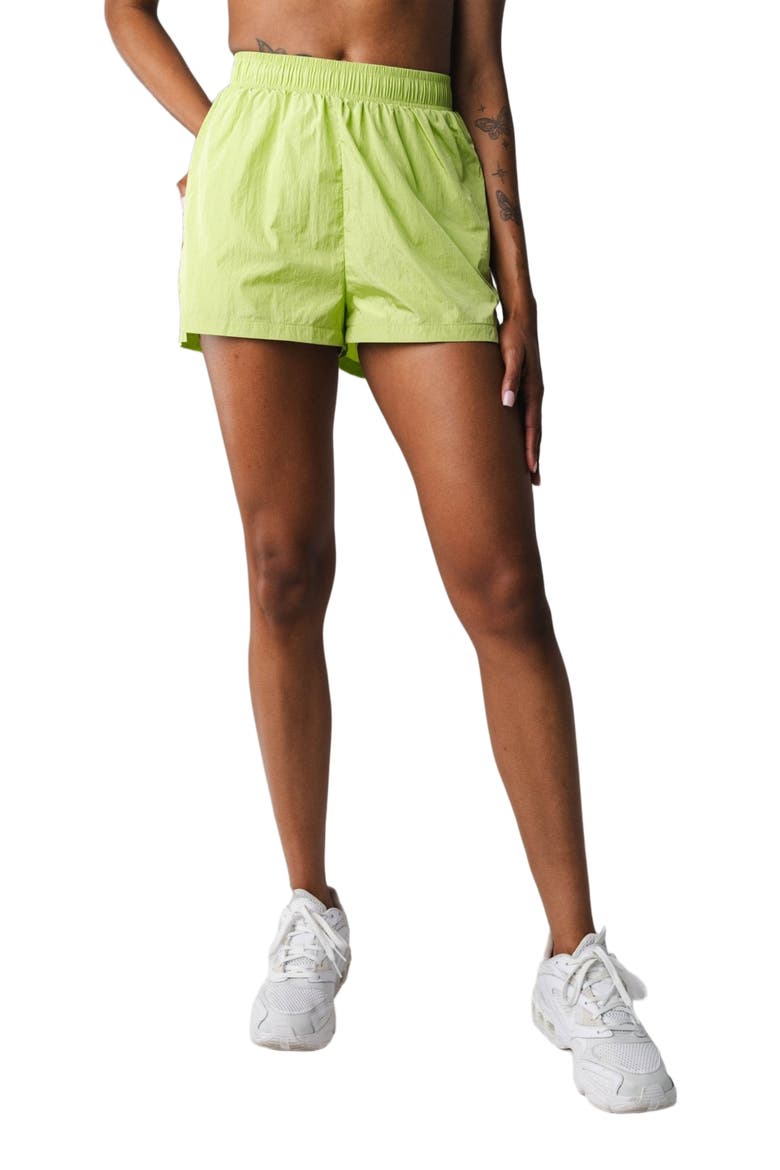 Surface Run Short, Alternate, color, Lime