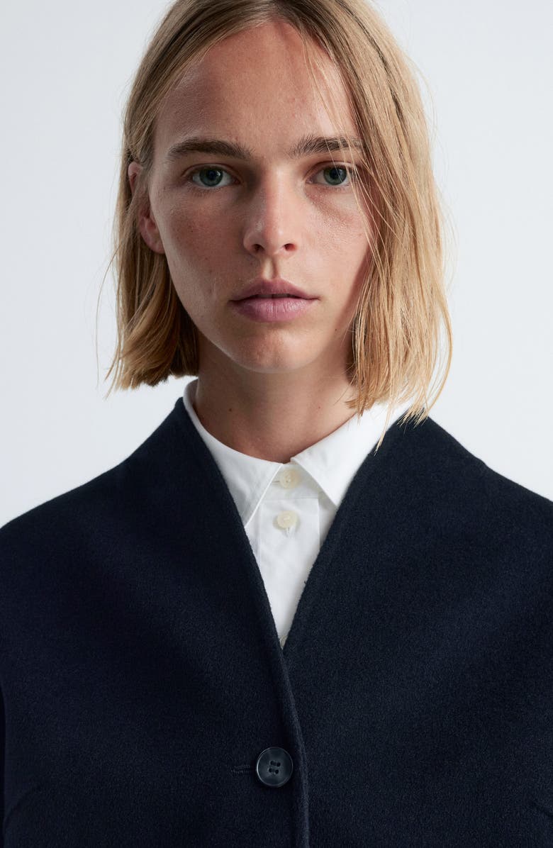 & Other Stories Double Face Wool Blend Crop Jacket, Alternate, color, 