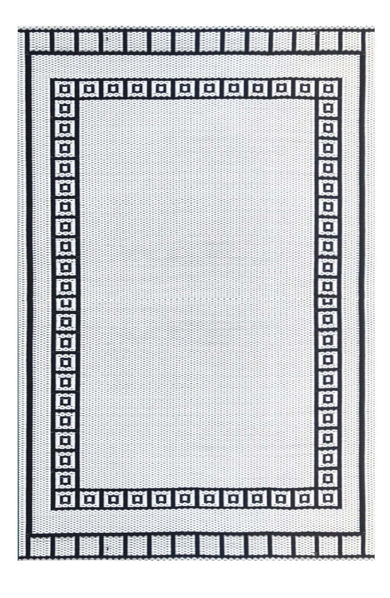 Mad Mats Border Black & White, Main, color,