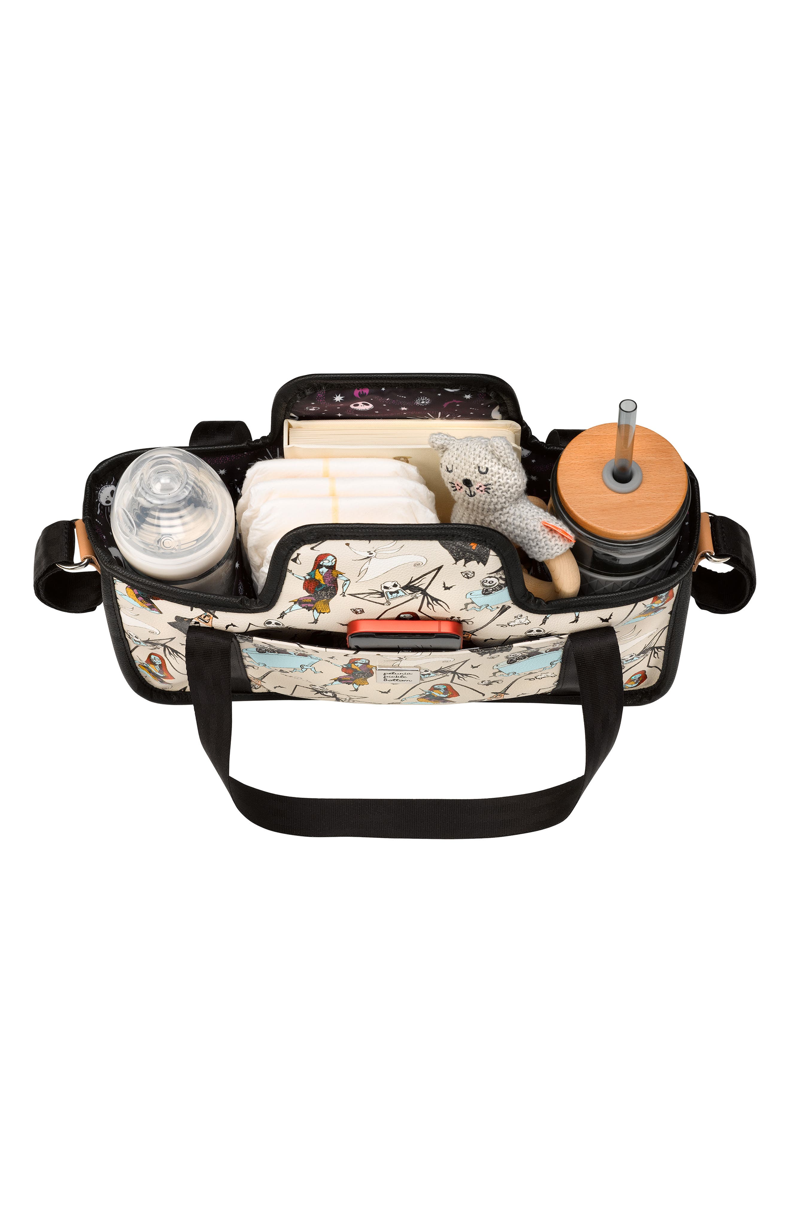 Petunia Pickle Bottom x Disney The Nightmare Before Christmas Wander Water Resistant Stroller Caddy, Alternate, color, 