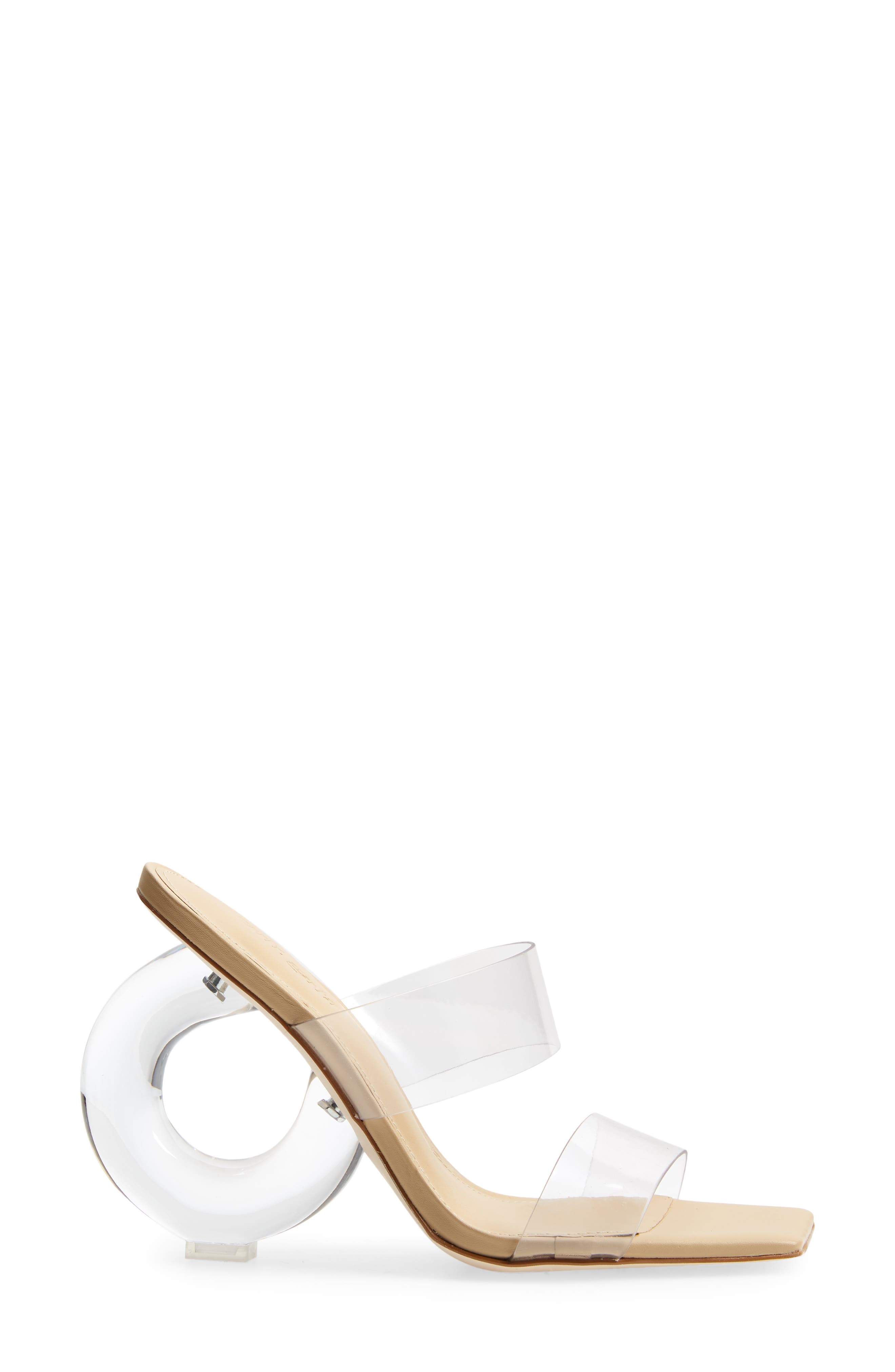 Cult Gaia Iriel Slide Sandal, Alternate, color, Clear