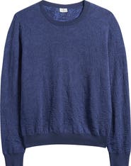 Etro Floral Paisley Jacquard Cotton Crewneck Sweatshirt