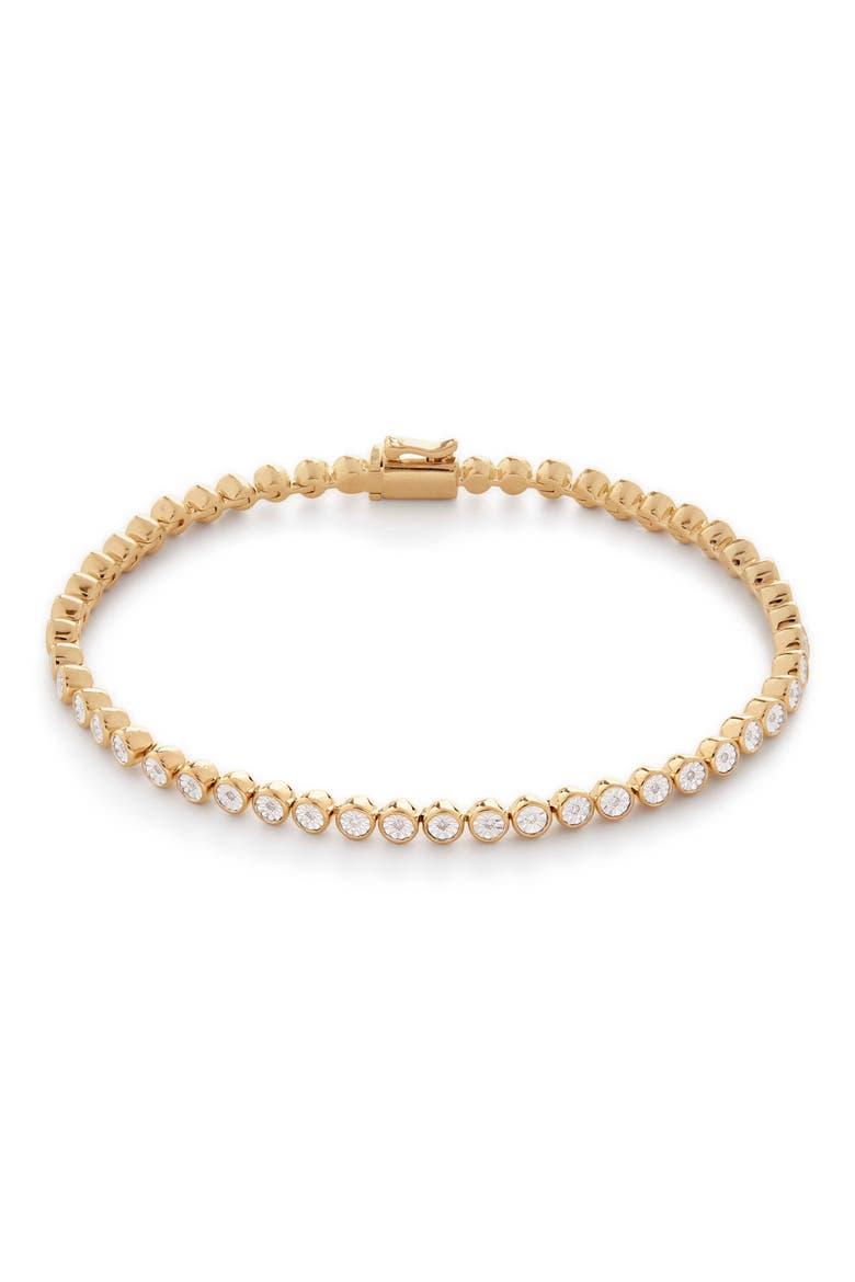 Diamond Essential Tennis Bracelet, Main, color, YELLOW GOLD