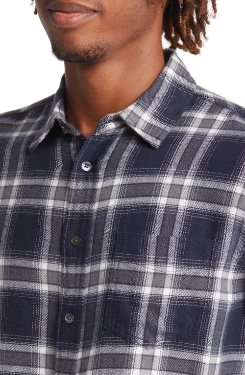 Rails Lennox Plaid Shirt - Navy Cove In Navy Cove