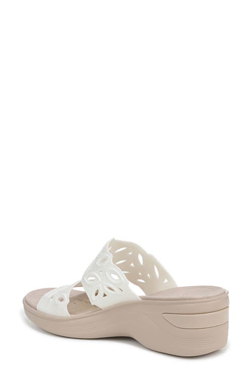LIFESTRIDE LIFESTRIDE DELIGHT PLATFORM WEDGE SLIDE SANDAL 