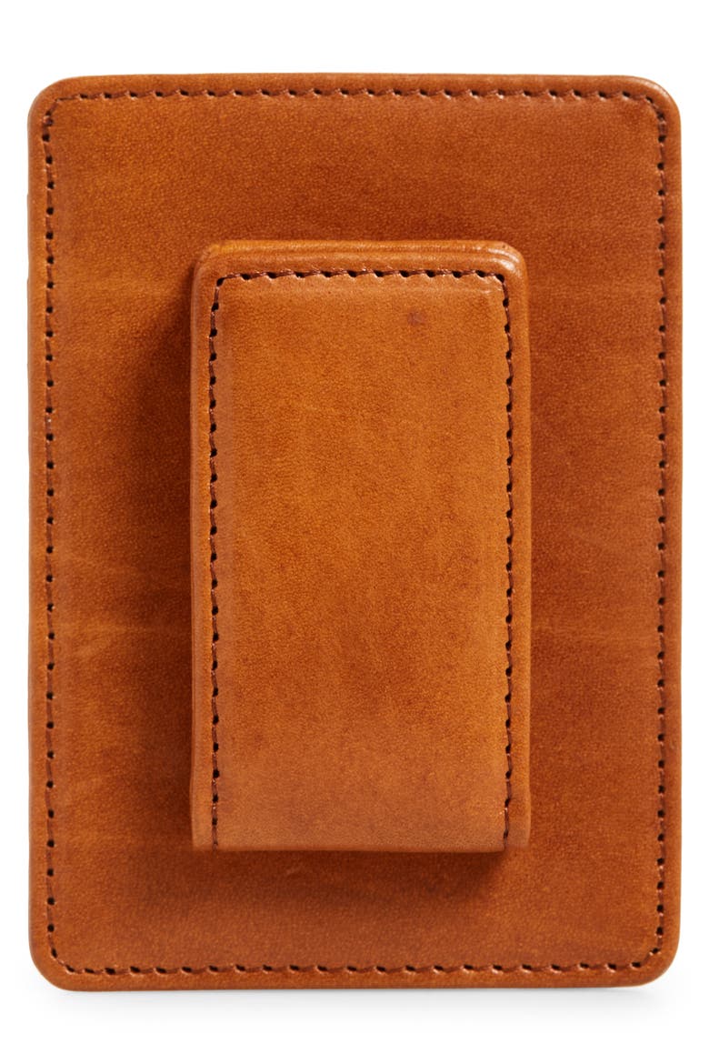 Old Leather Front Pocket Wallet, Alternate, color, SADDLE