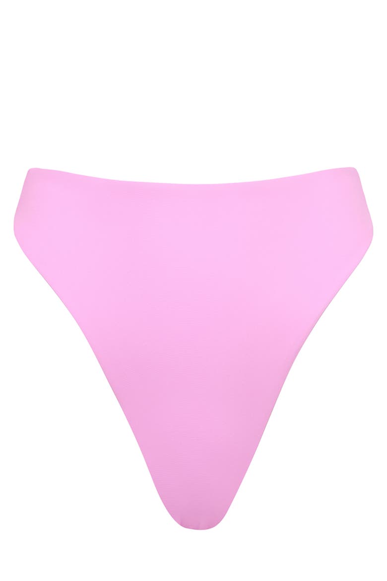 Vitals Kimmy High Waist Bikini Bottom, Main, color, Dolly Pink