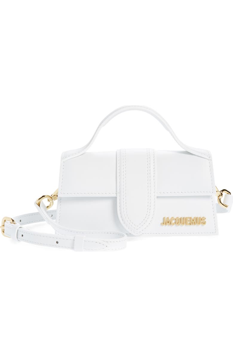 Jacquemus Le Bambino Satchel, Main, color, White 100
