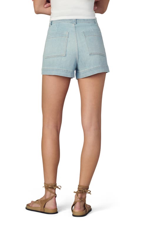 Joe's Jeans The Addison Drawstring Waist Denim Shorts In Blue
