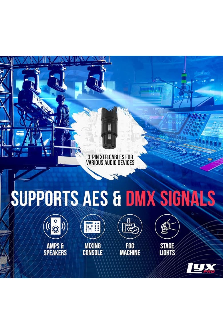 8-Channel Female XLR Audio Snake Cable, Alternate, color, Black