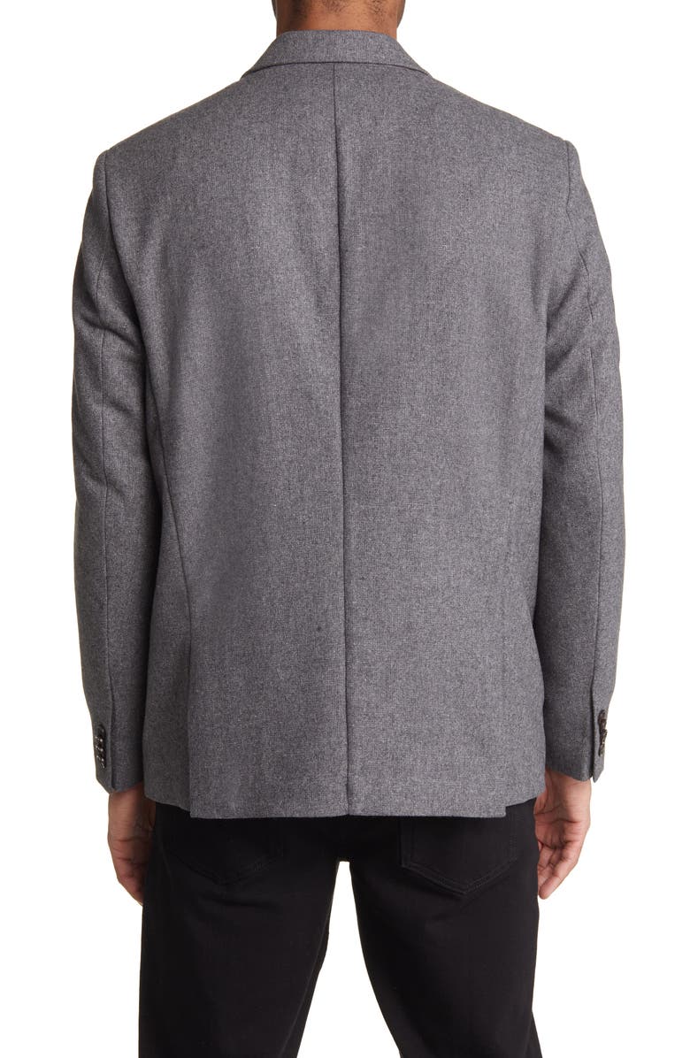 Frank And Oak Double Breasted Wool Blend Blazer, Alternate, color,