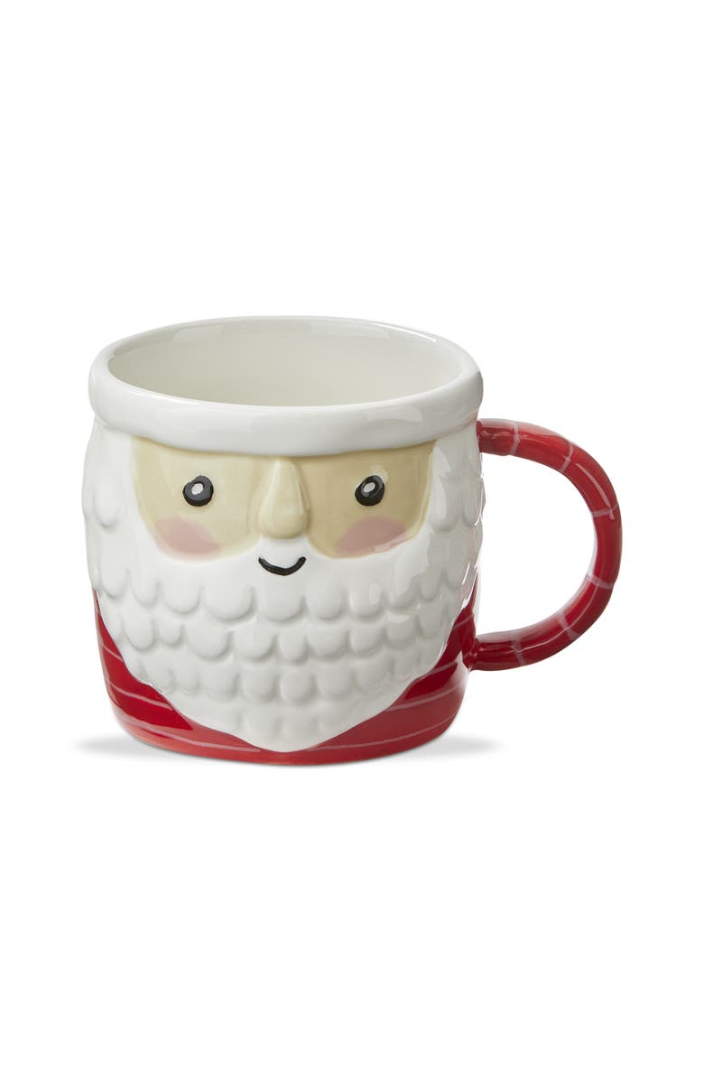 tag Santa Mug Ceramic Drinkware for Christmas Dishwasher Safe, Main, color, 