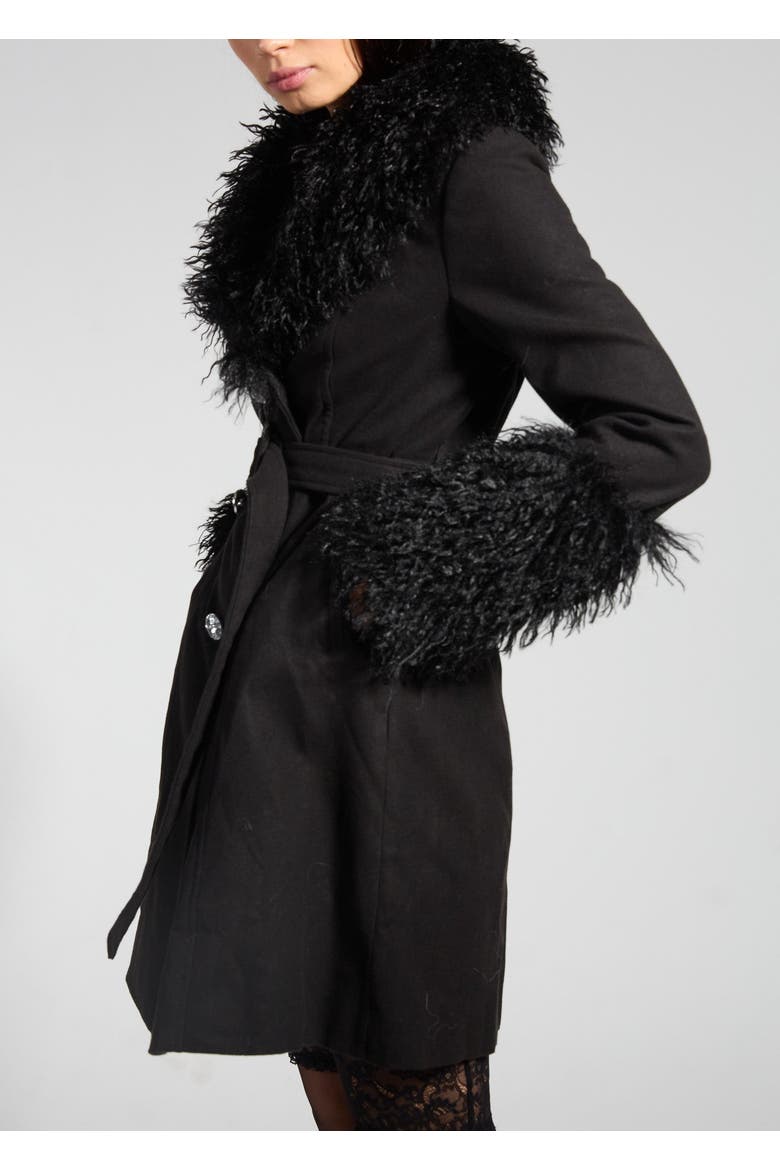 ICONIC  SPARKL TRENCH, Alternate, color, Black