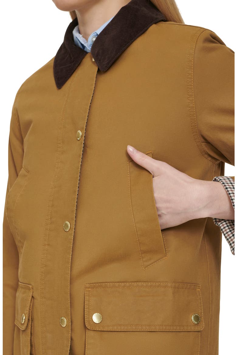 Coated Hunter Jacket, Alternate, color, KHAKI
