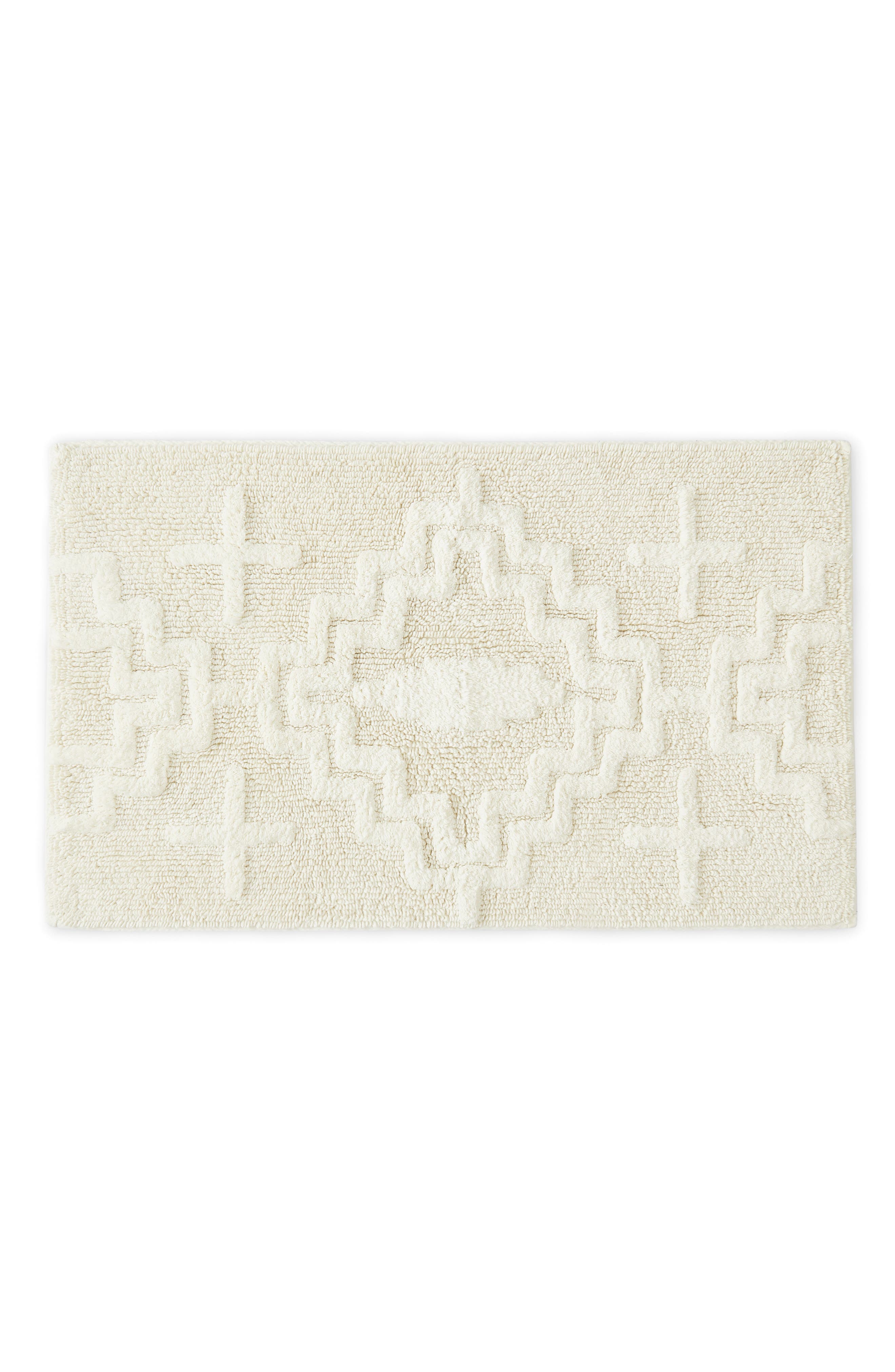 Pendleton Cotton Bath Rug - Ivory, 21x34