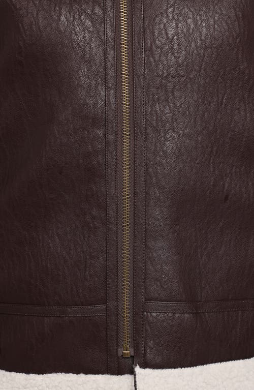 Petal And Pup Petal & Pup Baxter Faux Shearling Lined Jacket In Black