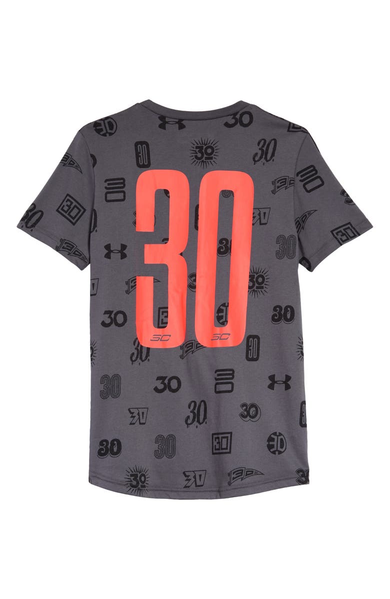 Under Armour SC30<sup>™</sup> Allover Print Graphic Tee, Alternate, color, 