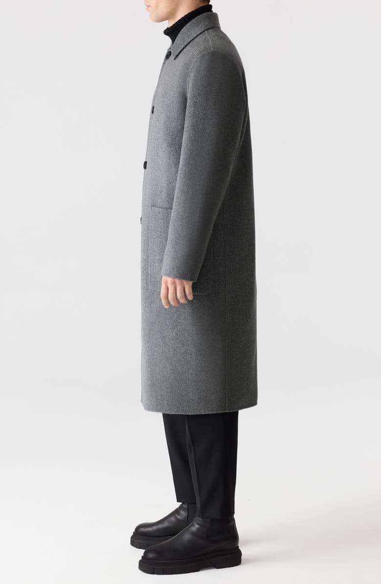 Mackage Beckett Wool Coat, Alternate, color, Carbon Mix