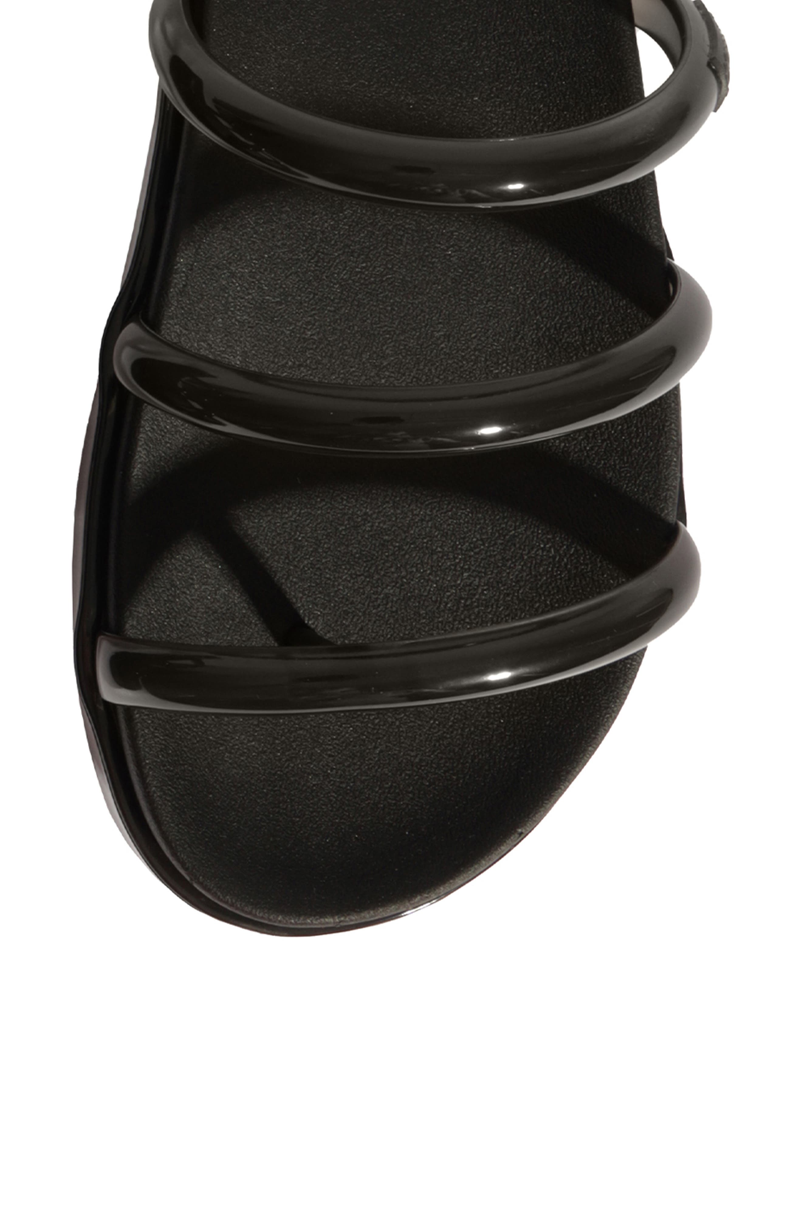 Schutz Polly Sporty Platform Sandal, Alternate, color, Black