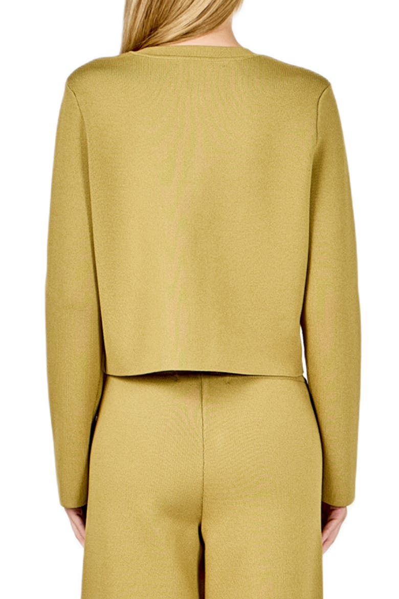 Rhinestone Cardigan, Alternate, color, MUSTARD GREEN
