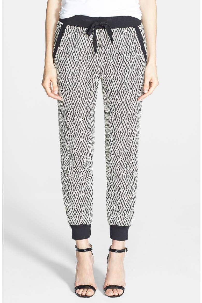 'Minka' Track Pants, Main, color, BLACK