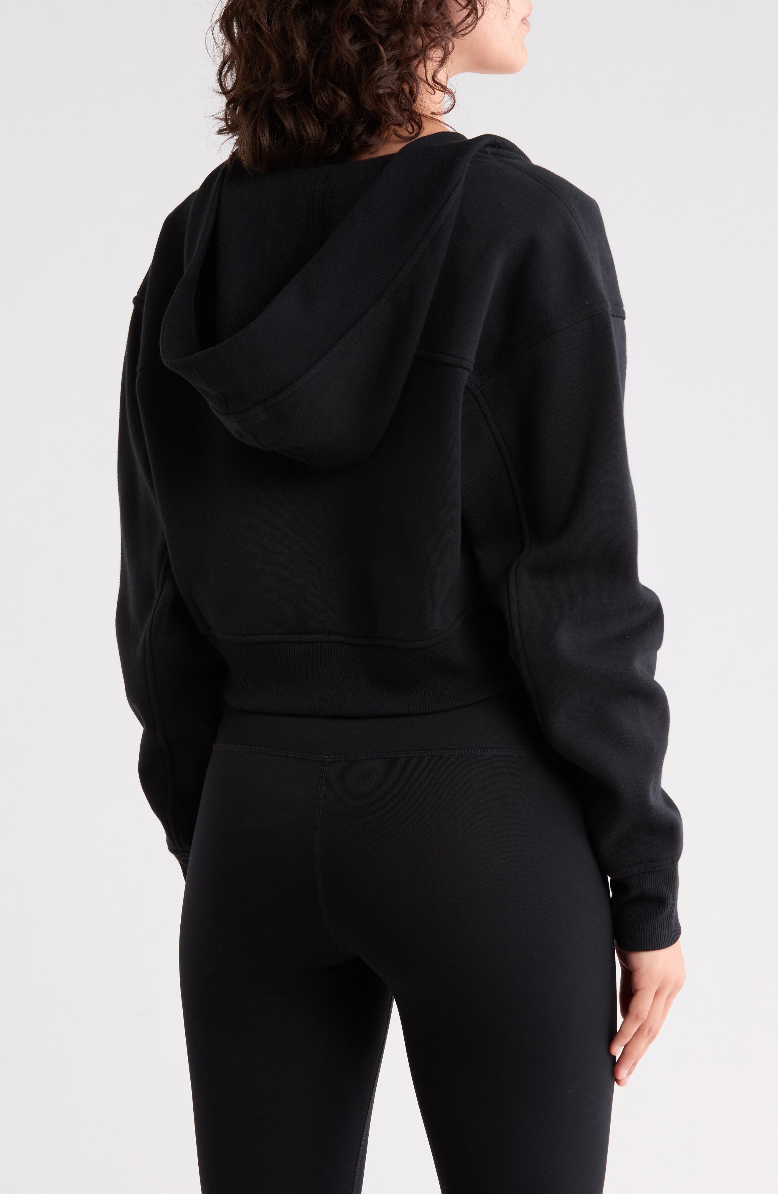 Z by Zella Hooded Fleece Shrug (Women) | Nordstromrack