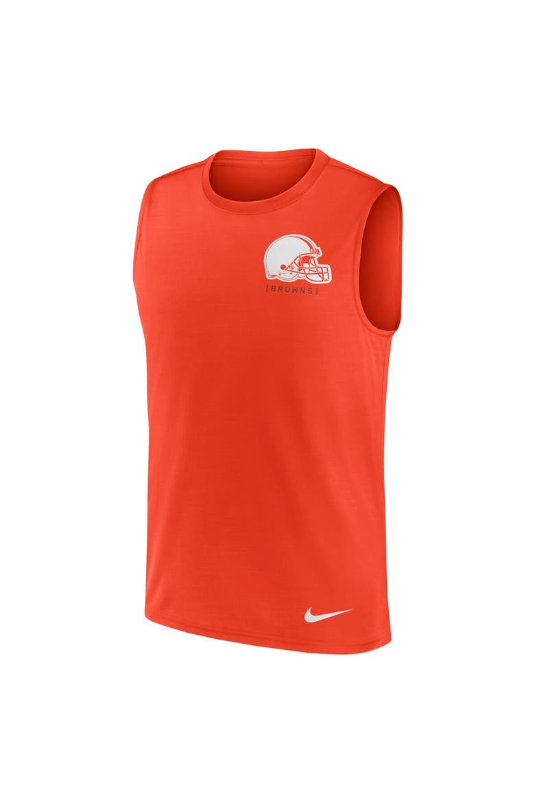 Men's Nike Orange Cleveland Browns Muscle Tank Top, Alternate, color, Orange