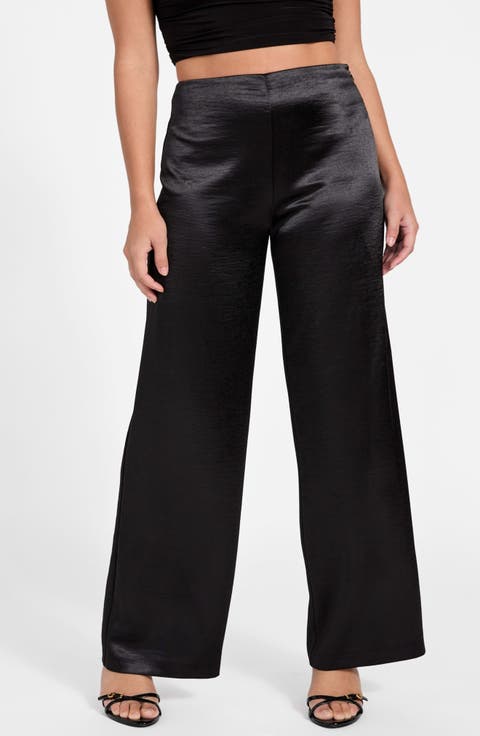 Julie High Waist Satin Pants