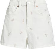 BLANKNYC Reeve Embroidered High Waist Jeans