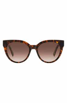 Kate Spade Javana 54mm Polarized Round Cat Eye Sunglasses