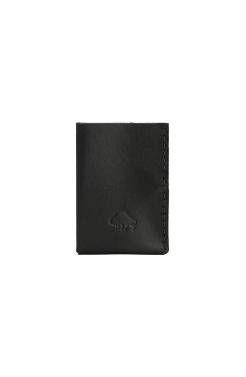Ezra Arthur Minimalist Card Holder Wallet In Black