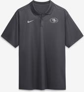 Nike Men's Nike Anthracite San Francisco 49ers Fractal Logo Victory Dri-FIT Polo