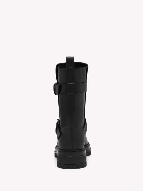 Gianvito Rossi Thiago Black Leather Mid-height Boots In Black