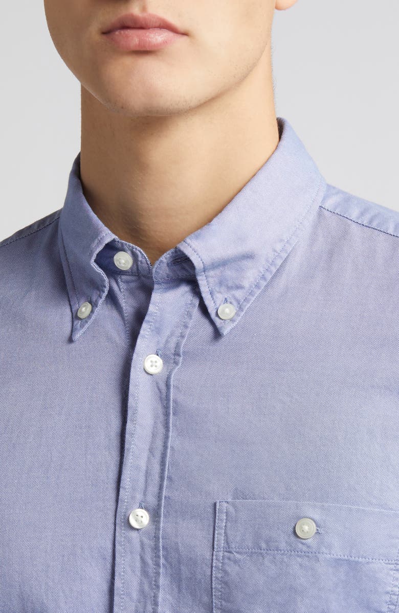 BOSS Roan Solid Button-Down Shirt, Alternate, color, Open Bu