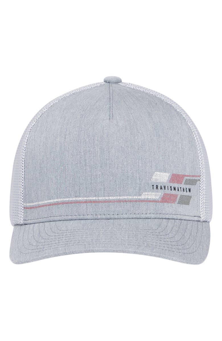 TravisMathew Desert Ridge Trucker Hat, Main, color, 