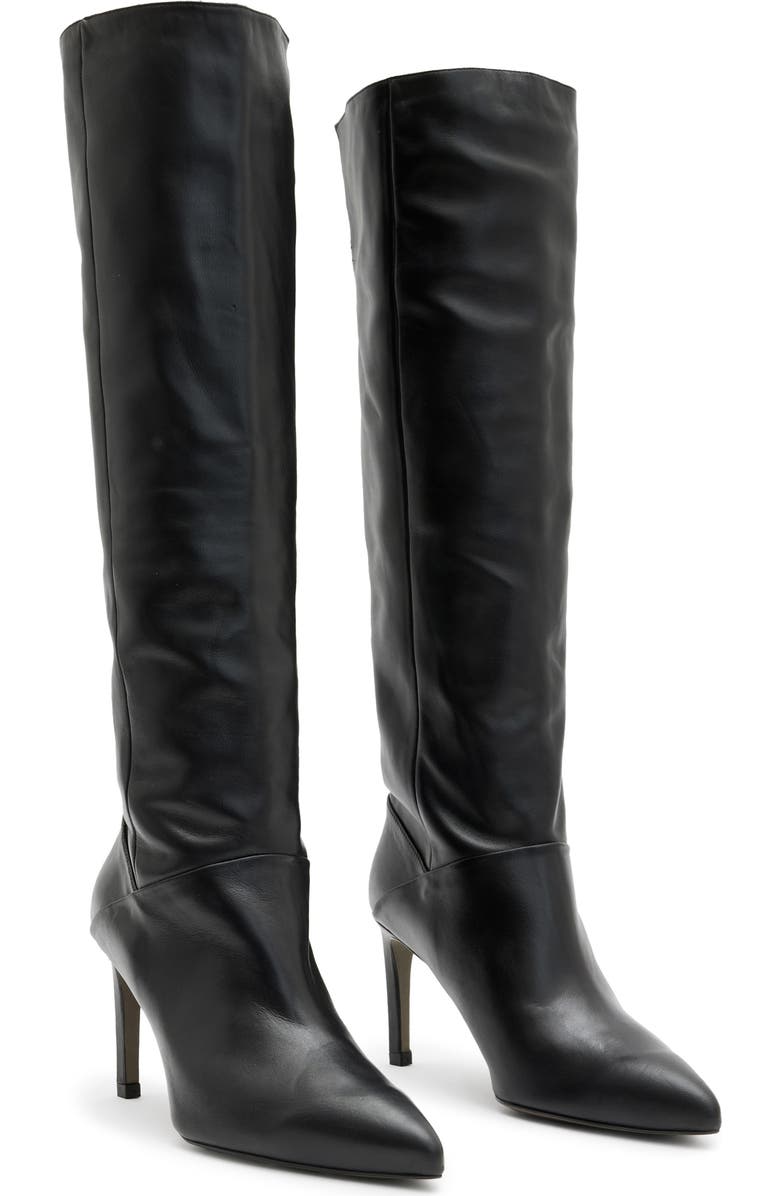 AllSaints Odyssey Foldover Cuff Boot, Main, color, Black