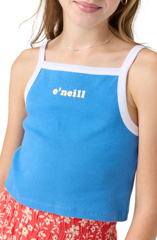 O'neill Kids' Payton Cotton Rib Tank In Regatta