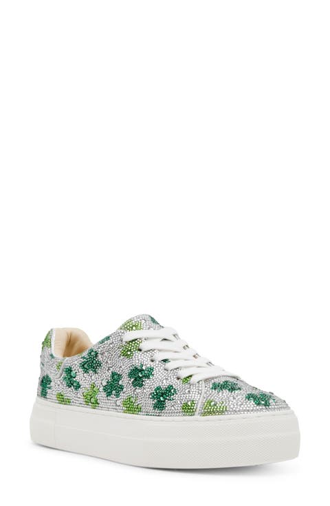 Sidny Crystal Pavé Platform Sneaker (Women)