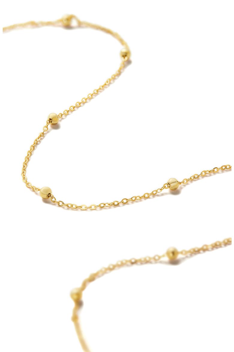 Dainty Gold Necklace - Gold Satellite Necklace, Alternate, color, Gold