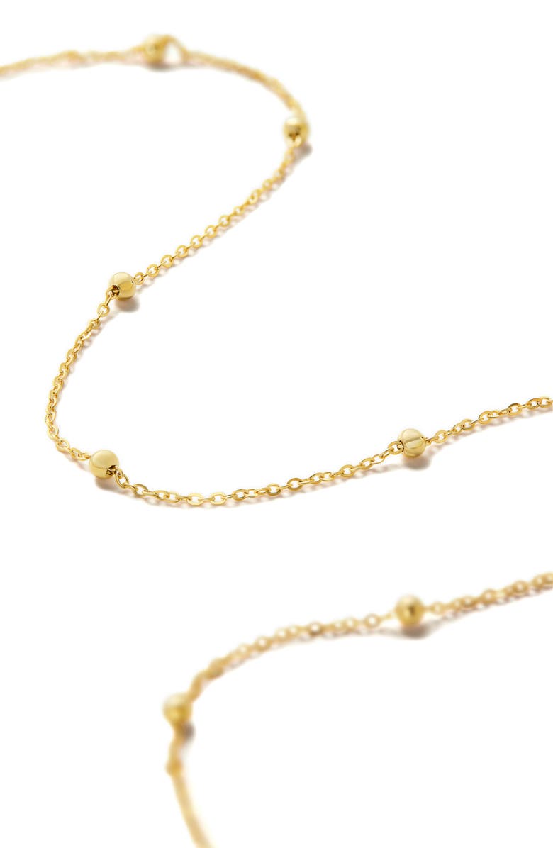 Ana Luisa Dainty Gold Necklace - Gold Satellite Necklace, Alternate, color, Gold