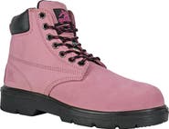 Moxie Trades Moxie Alice 6" Pink Steel Toe Work Boot