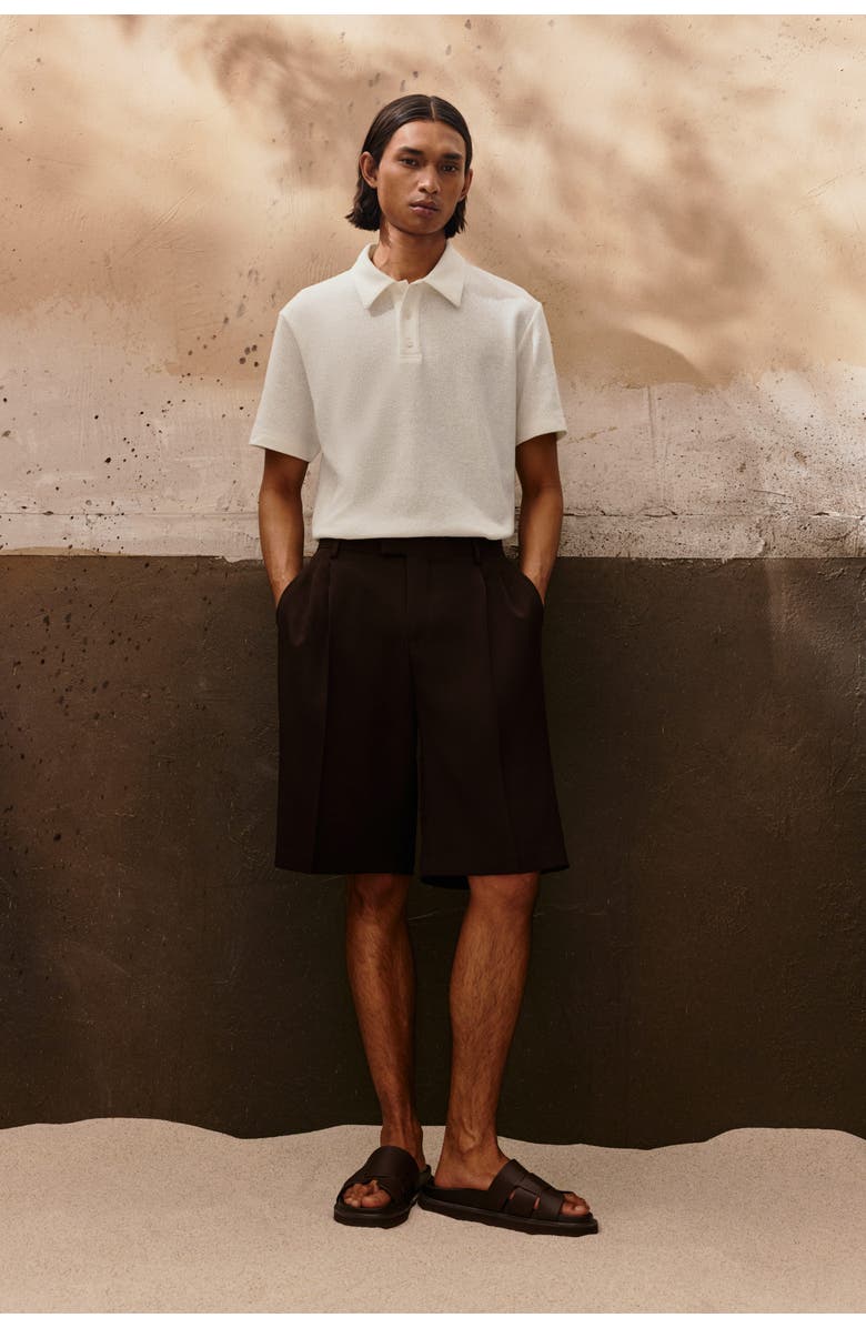 H&M Regular Fit Polo Shirt, Alternate, color, White