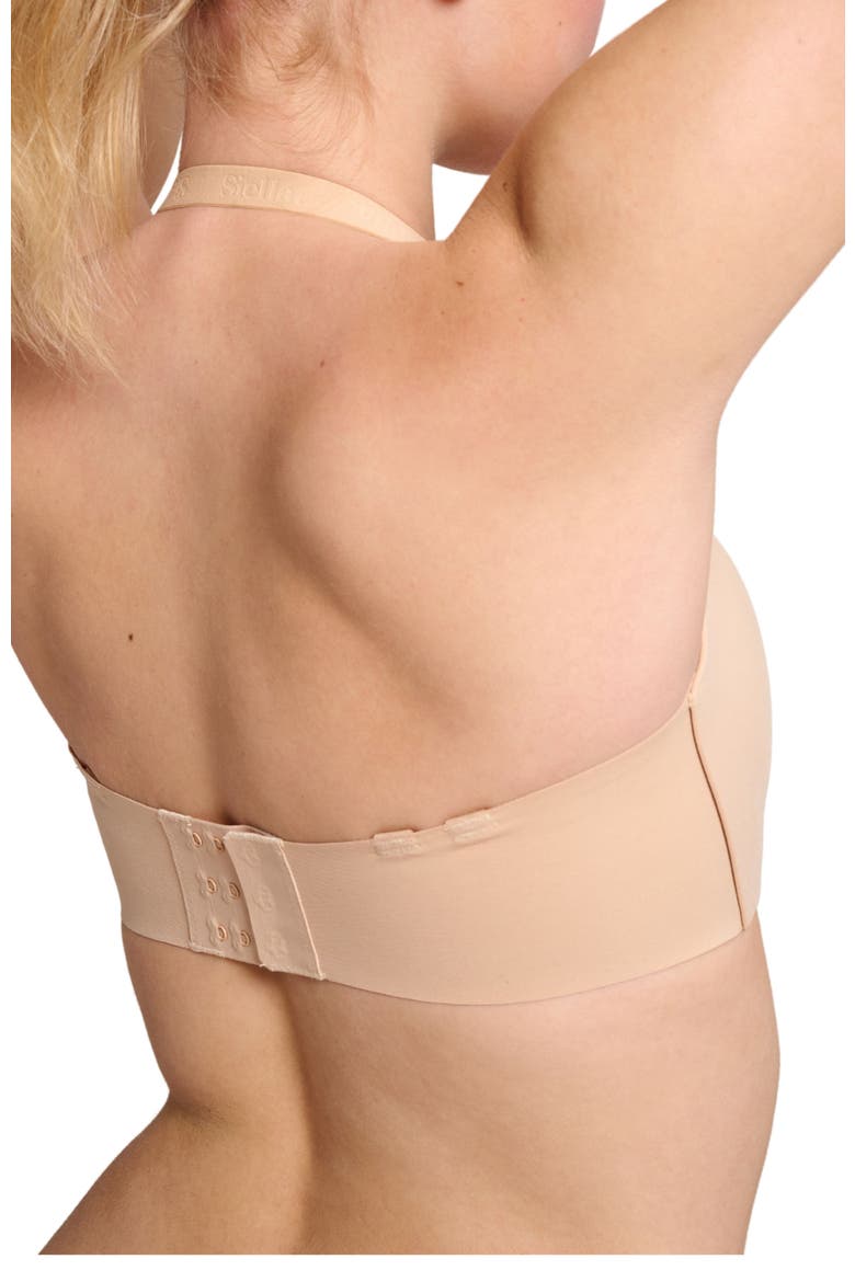 No-Show Strapless Foam Bra, Alternate, color, Maple Sugar