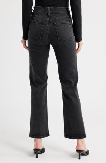 Le Sleek High Waist Ankle Straight Leg Jeans