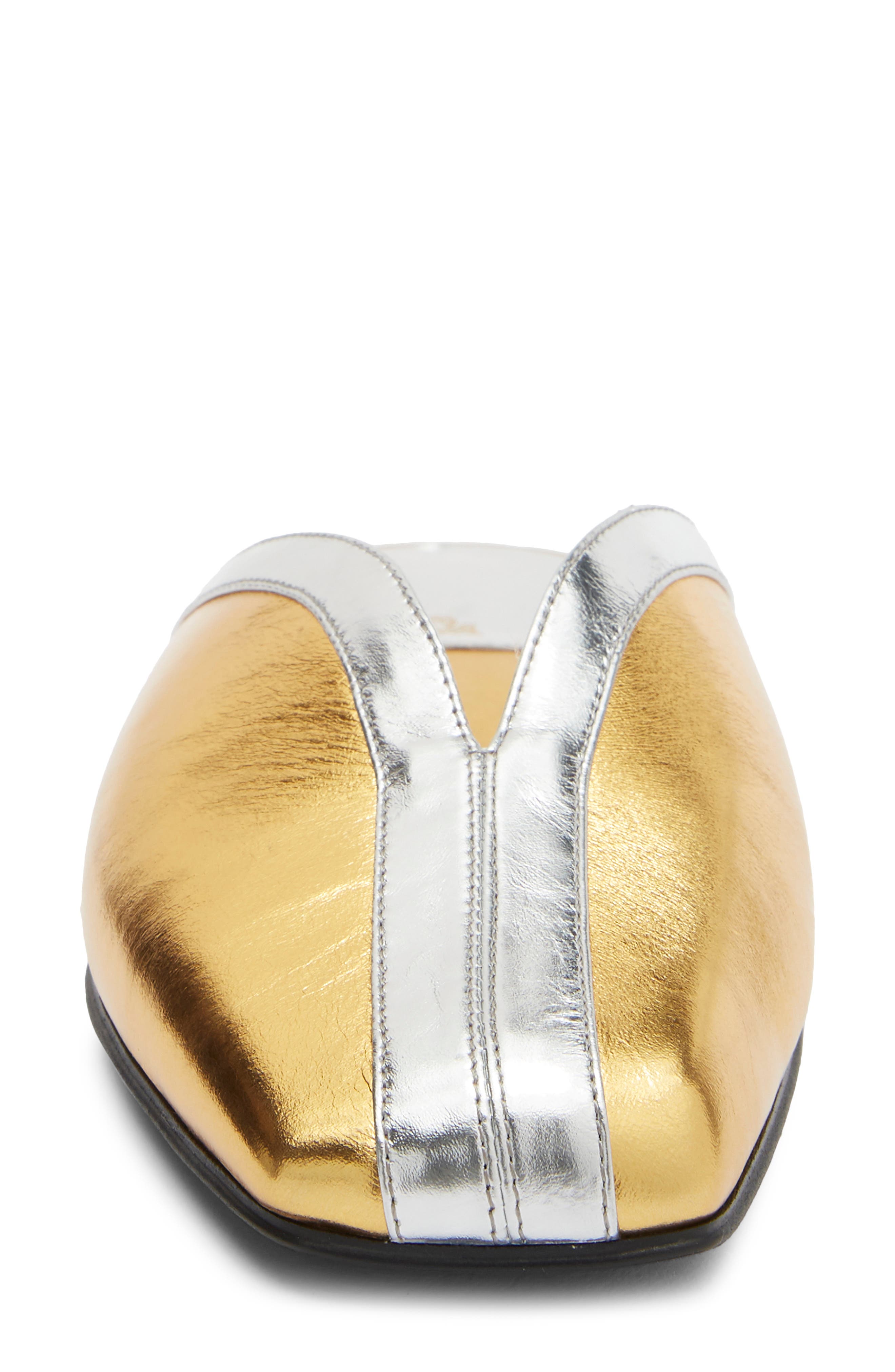 Narrows Mule, Alternate, color, GOLD SILVER COMBO
