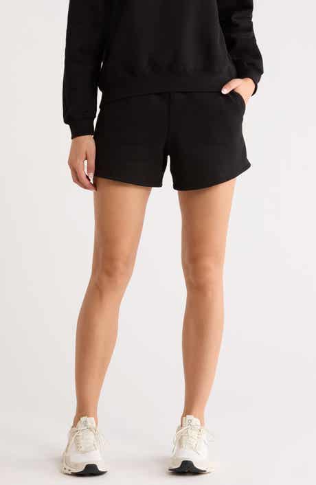 90 DEGREE BY REFLEX Varsity Vault Fleece Shorts