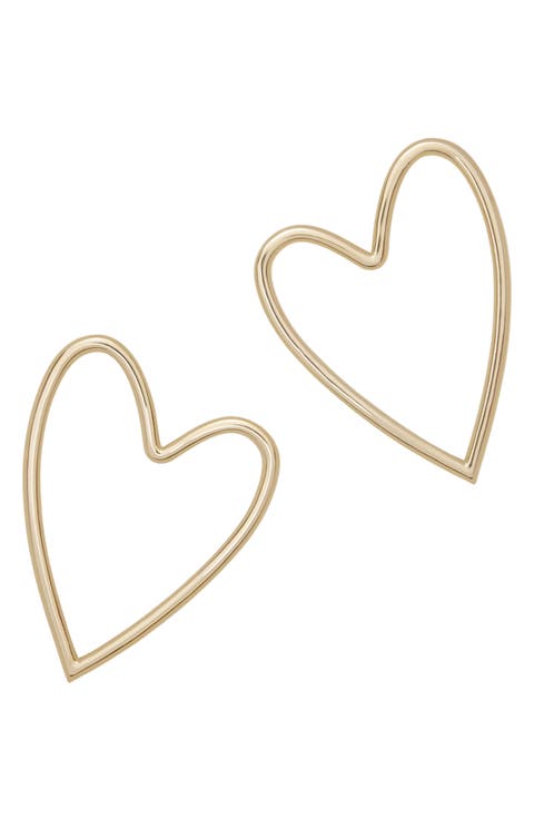 Love Large Stud Earrings