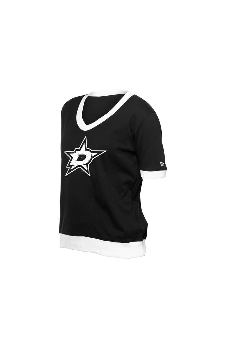 New Era Women's New Era Black Dallas Stars Game Day Rhinestuds T-Shirt, Alternate, color, Black
